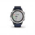   Garmin Quatix 6 - Gray with Captain Blue Band